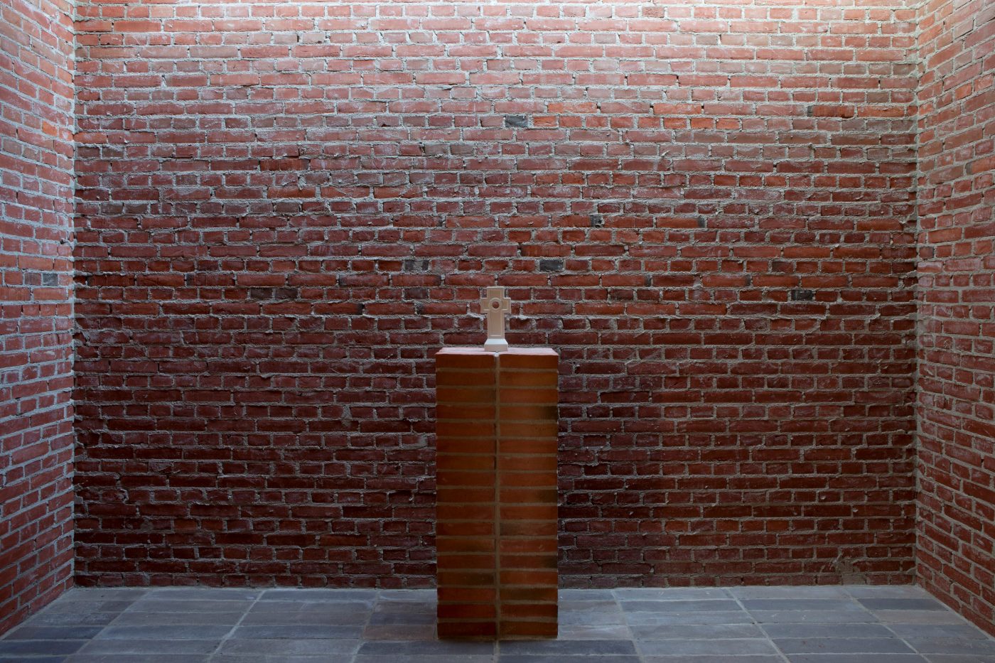 Arsta Kyrka, lutheran church with facing bricks, clay blocks, clay pavers; Brick Award Nominee 2014; Johan Celsing Arkitektenkontor; Photo: Ioana Marinescu