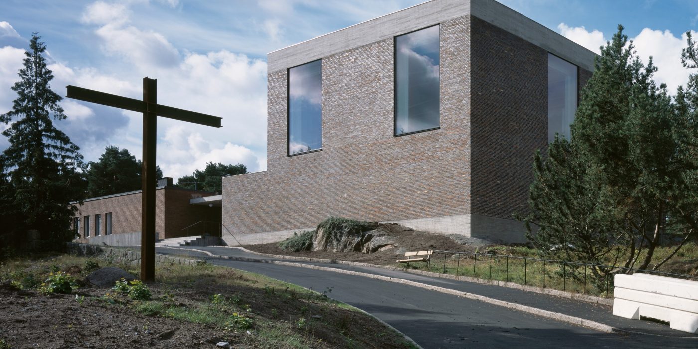 Arsta Kyrka, lutheran church with facing bricks, clay blocks, clay pavers; Brick Award Nominee 2014; Johan Celsing Arkitektenkontor; Photo: Ioana Marinescu