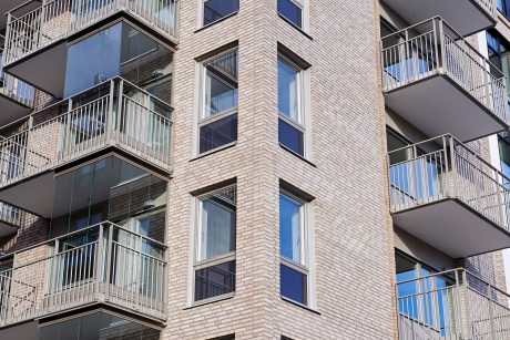 Fasadtegel: EW0454 Svart Onyx - EW0445 Hvede | Bommen, Kikaren & Kryssen, Malmö