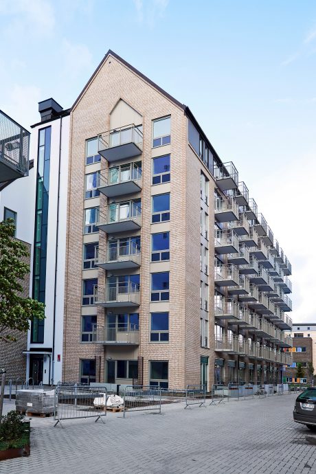 Fasadtegel: EW0454 Svart Onyx - EW0445 Hvede | Bommen, Kikaren & Kryssen, Malmö