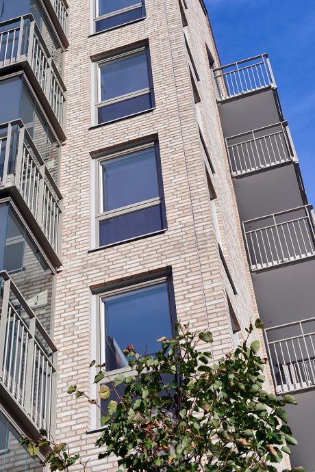 Fasadtegel: EW0454 Svart Onyx - EW0445 Hvede | Bommen, Kikaren & Kryssen, Malmö