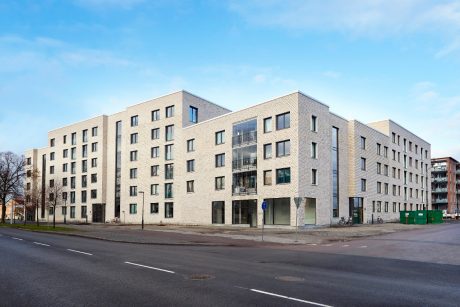 Apartment Building in Malmoe, Facing Brick, W 105 Ingefaer