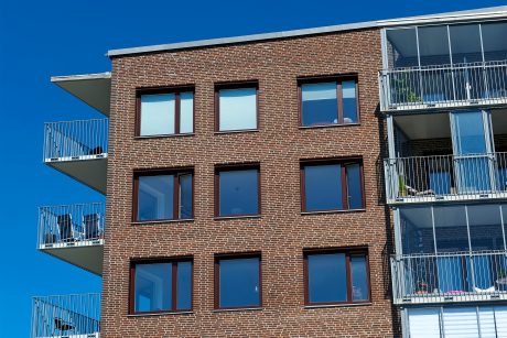 Fasadtegel: EW0112 Brun Valmue | Brf Skaftö, Göteborg