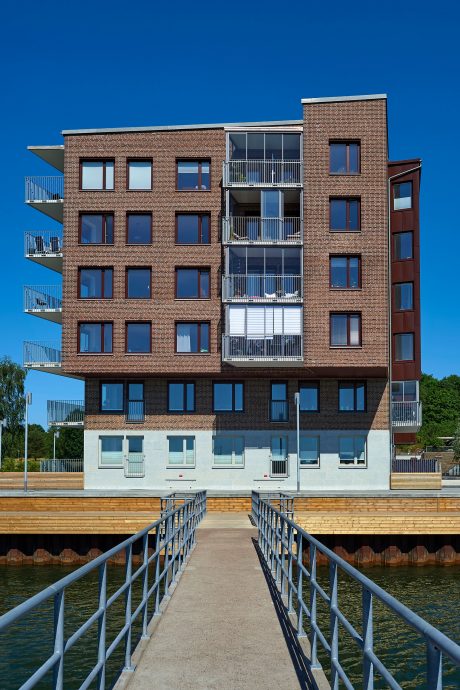 Fasadtegel: EW0112 Brun Valmue | Brf Skaftö, Göteborg