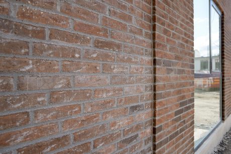 Apartment building, Strandholmen at Strandlodsvej, Facing Bricks W 112 Brun Valmue and W 450 Jern 