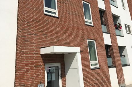 Apartmentbuilding, Brunevang in Roedovre, Facing Brick W 193 Pakhustegl