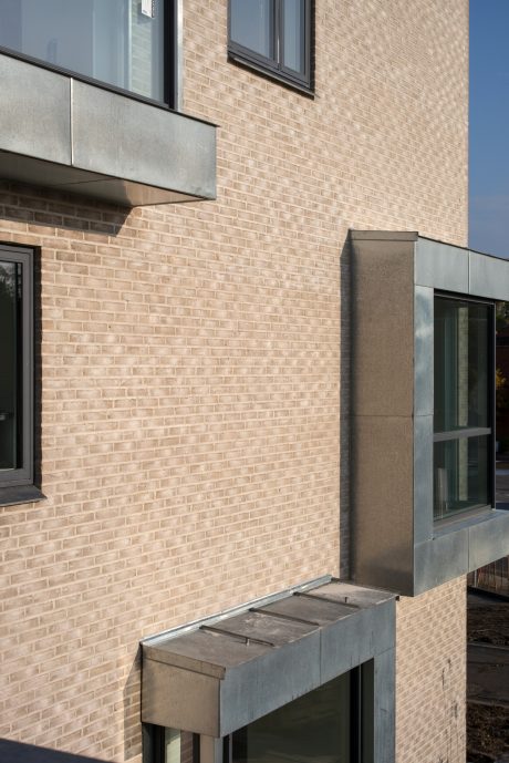 Apartment Building, Buddingevej, Lyngby, Facing Brick W 445 Hvede