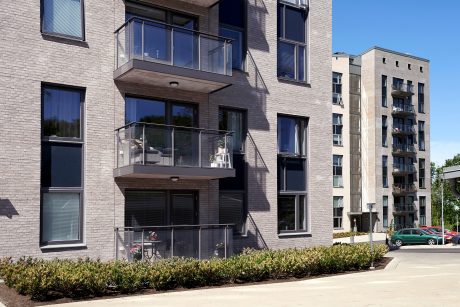 Fasadtegel: EW0445 Hvede - EW0447 Flint | Ekbacken, Falkenberg