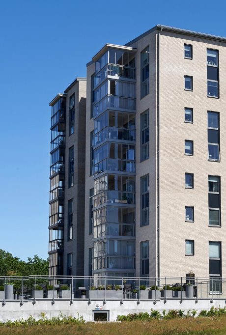 Fasadtegel: EW0445 Hvede - EW0447 Flint | Ekbacken, Falkenberg