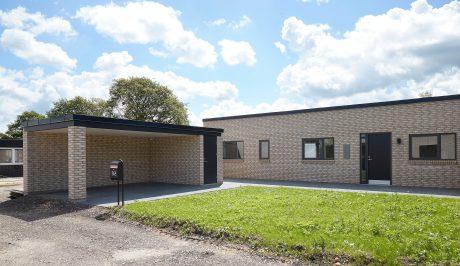 Terraced houses in Herning, Facing Brick W 445 Hvede