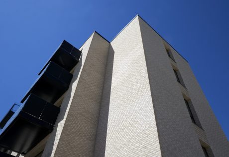 Apartment buildings, Irmabyen in Roedovre, Facing Brick W 445 Hvede