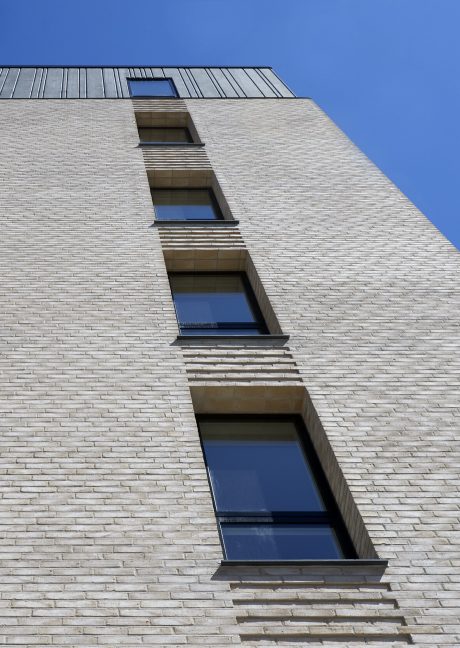 Apartment buildings, Irmabyen in Roedovre, Facing Brick W 445 Hvede