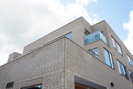 Apartment buildings, Thomas B. Thrigesgade, in Odense, Facing Bricks W 447 Flint and W 445 Hvede