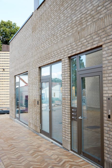 Apartment buildings, Thomas B. Thrigesgade, in Odense, Facing Bricks W 447 Flint and W 445 Hvede