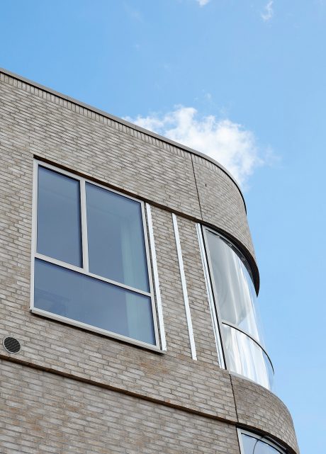Apartment buildings, Thomas B. Thrigesgade, in Odense, Facing Bricks W 447 Flint and W 445 Hvede