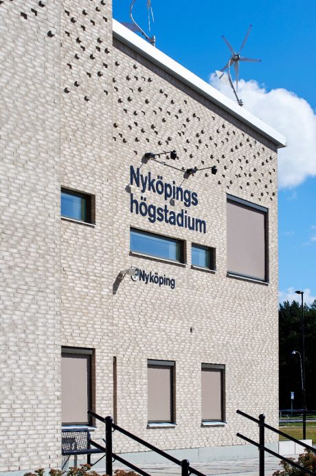 Groundschool in Nykoping, Facing Bricks, W 447 Flint