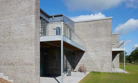 Terraced houses at Sdr. Egevej in Ry, Facing Brick W 450 Jern