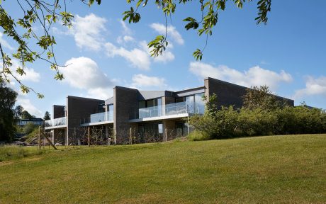 Terraced houses at Sdr. Egevej in Ry, Facing Brick W 450 Jern