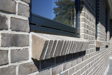 Single Family house, Merlegaardsvej in Ishoej, Facing Brick W 451 Staal