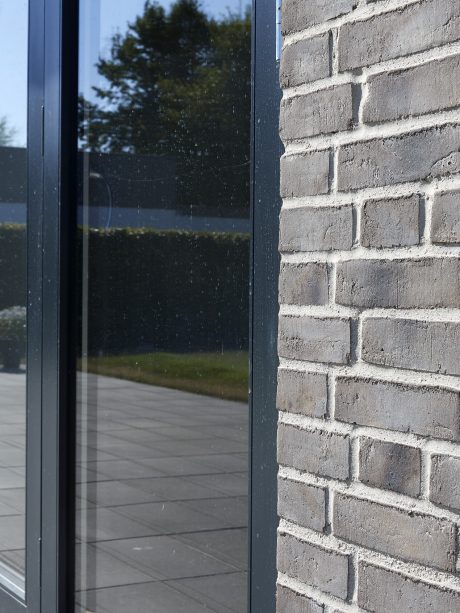 Single Family house, Merlegaardsvej in Ishoej, Facing Brick W 451 Staal