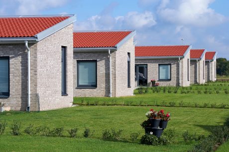 Fasadtegel: EW0465 Röd nyanserad - EW0447 Flint | Islandsmusslan och Sandmusslan, Nybrostrand