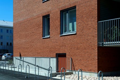 Fasadtegel: EW0465 Röd nyanserad | Kviberg Esplanaden, Göteborg