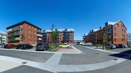 Fasadtegel: EW0465 Röd nyanserad | Kviberg Esplanaden, Göteborg