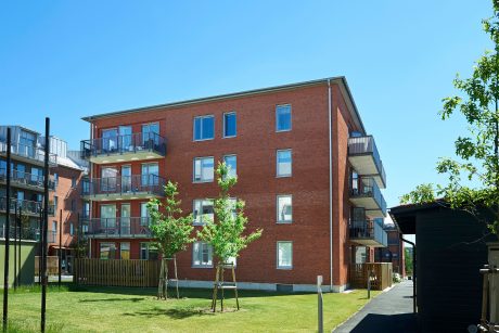 Fasadtegel: EW0465 Röd nyanserad | Kviberg Esplanaden, Göteborg