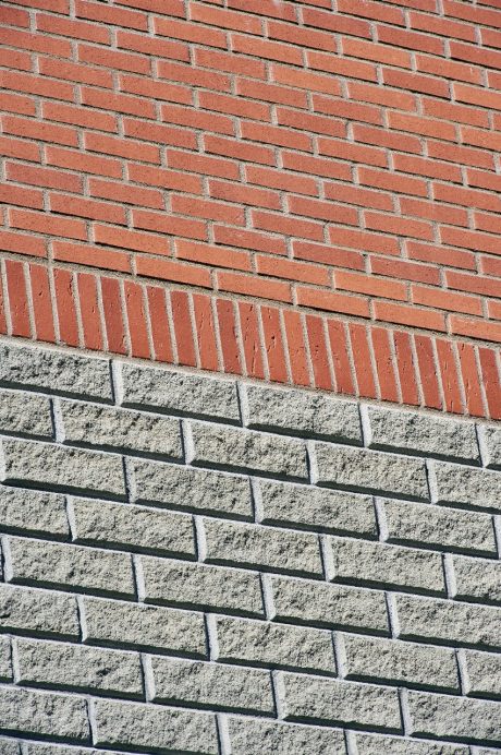 Apartment Building in Norrtalje, Facing Brick,  Roed Spanad, Roed Sigill