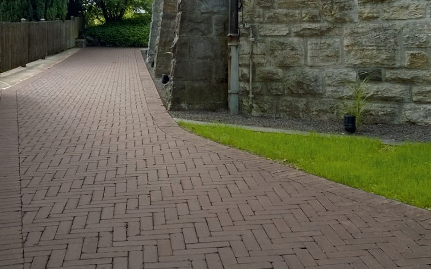 paver, penter, paving stone, walkway, church, garden