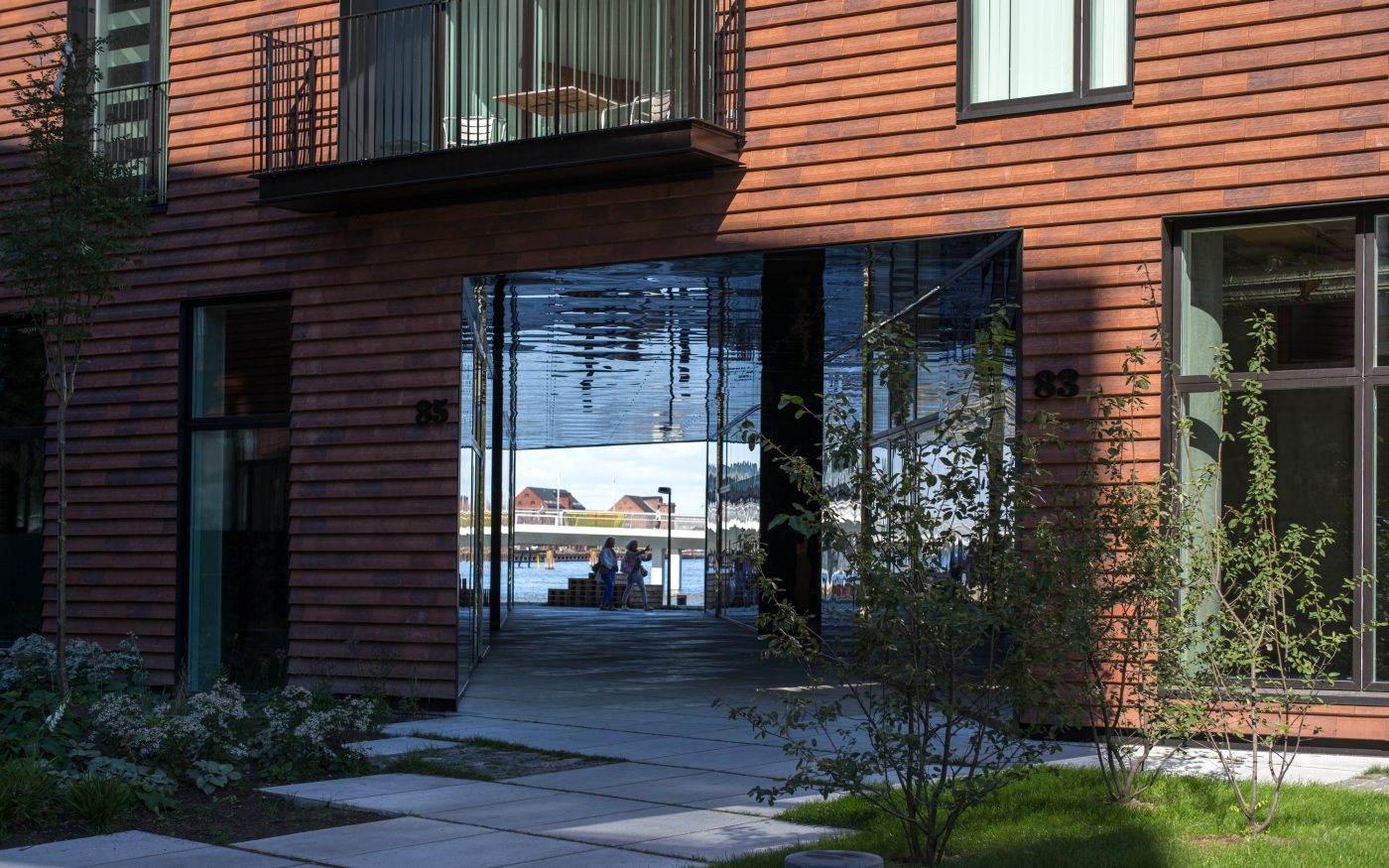 Apartment Building at Christianshavn, Copenhagen, Cladding tile, Urban - Christianshavn