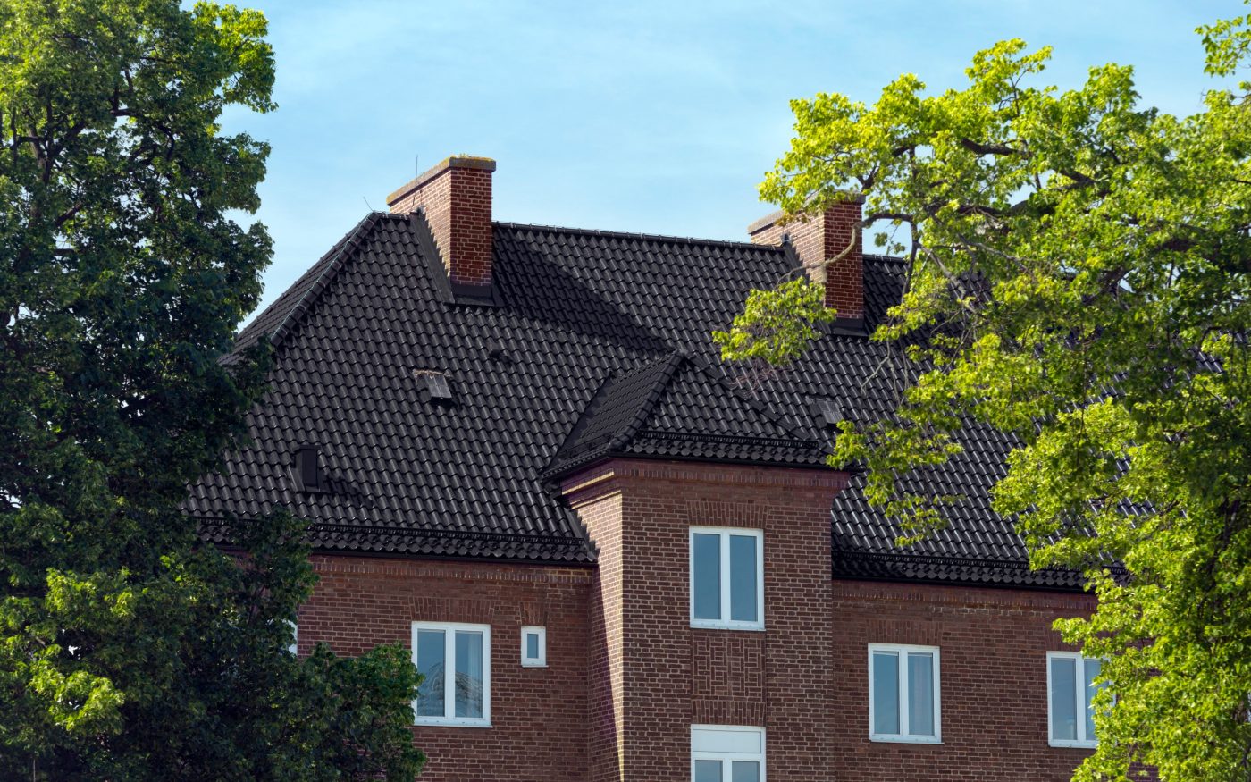 Hospital in Helsingborg, Roof, Cavus 14 Noble Black
