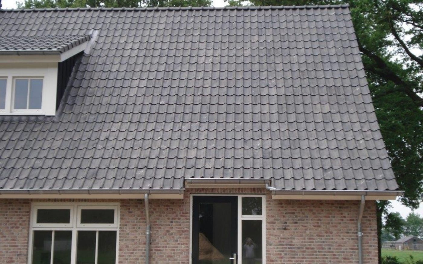 Oude Holle Sinus Vieilli Blauw Gesmoord 714 | New Construction Open - Detached House and Outhouse | Dalfsen | Completion Date: 2014-05-01