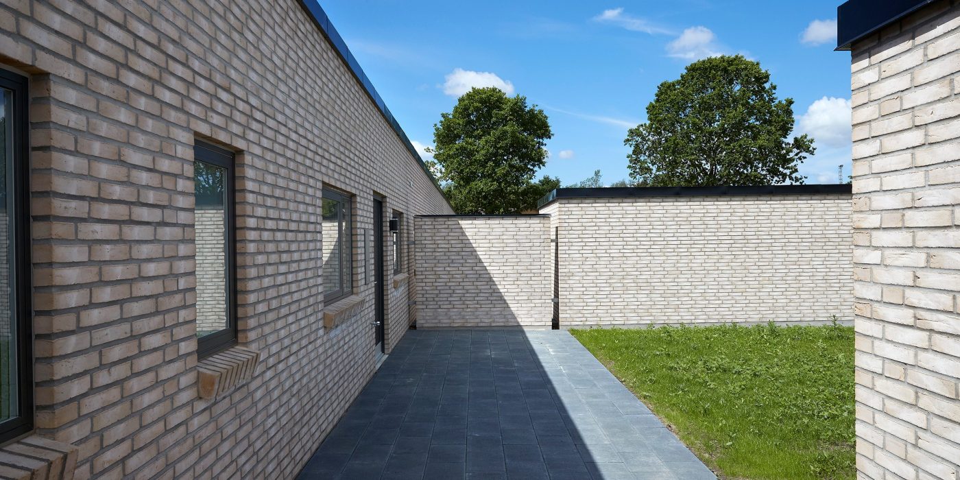 Terraced houses in Herning, Facing Brick W 445 Hvede