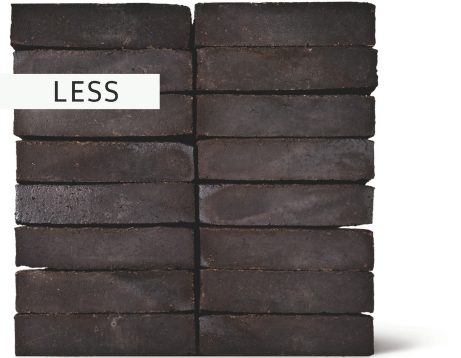 Danish Facade Brick W 454 Sort Onyx