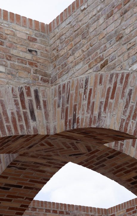 Brick: EW0466 Kobber - EW2331 Rosé - EW2207 Rød mørk - EW2115 Sommer | Bricks in Common Pavillion, Copenhagen