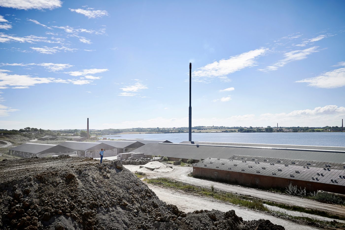 Vesterled Brickworks - seen from abovve