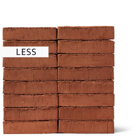 Danish Facade Brick W 309 Rød