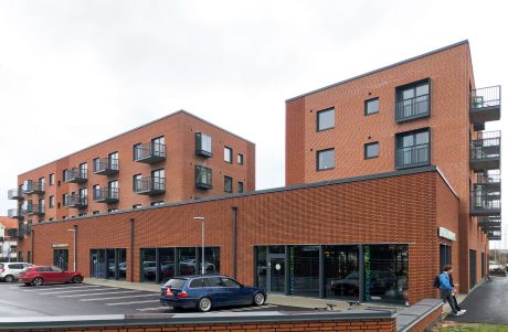 Fasadtegel - EW0309 Dyb Rød - Kvarter Äpplet, Sverige