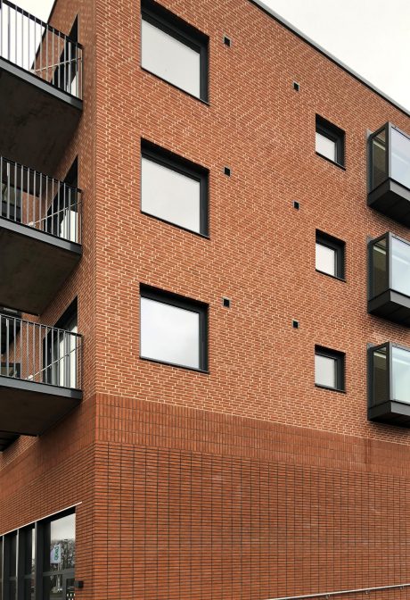 Fasadtegel - EW0309 Dyb Rød - Kvarter Äpplet, Sverige