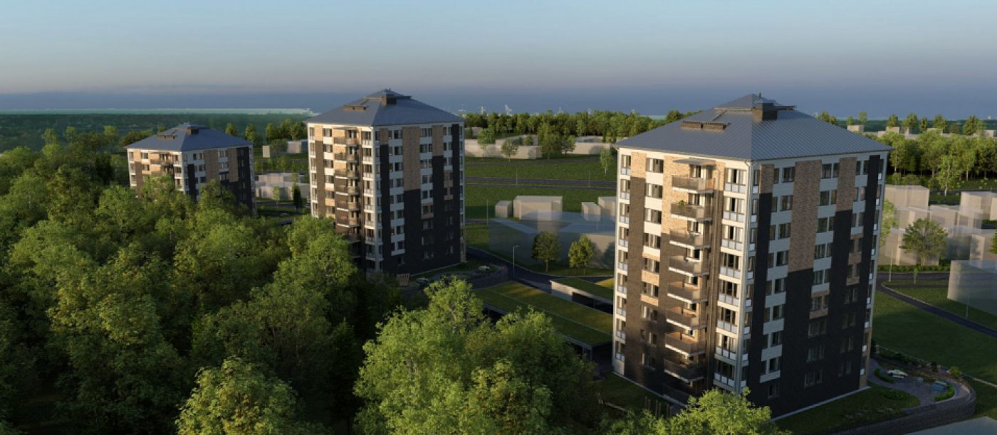 Fasadtegel: Lichtbrons Gestenderd - Pagus Grijs | HSB Brf Stinsen,