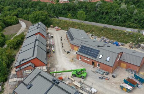 Fasadtegel: EW2207 Mörk röd | Kv. Koggen