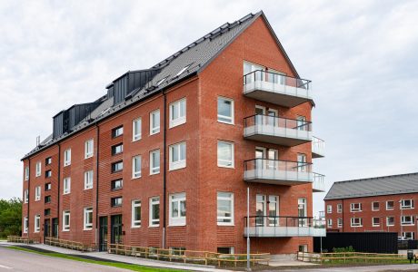 Fasadtegel: EW2207 Mörk röd | Kv. Koggen