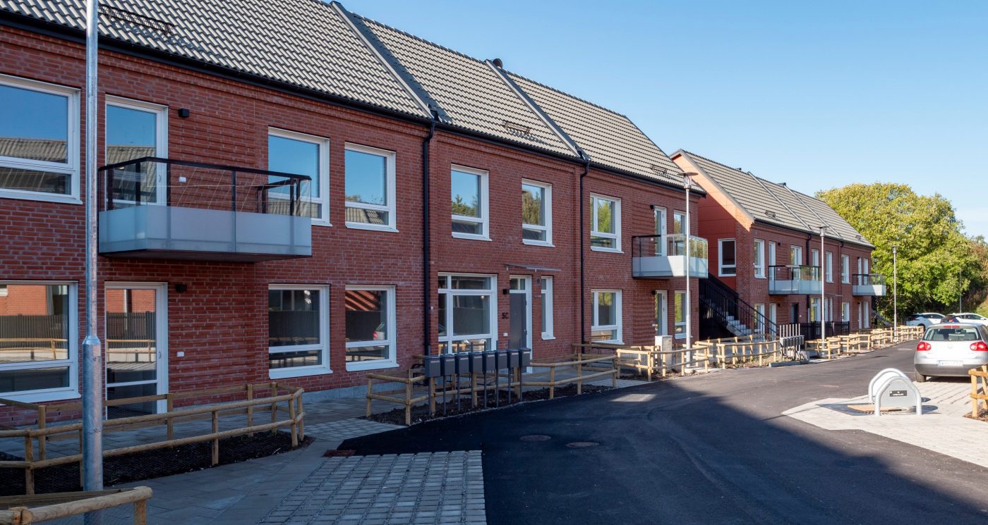 Fasadtegel: EW2207 Mörk röd | Kv. Koggen