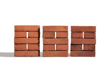 Fasadtegel: EW2207  Röd - EW2285 Jernrød - EW0466 Kobber