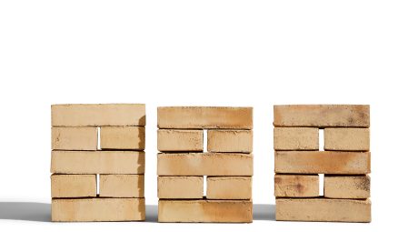 Fasadtegel: EW2115 Gul - EW2153 Guldokker - EW0470 Messing