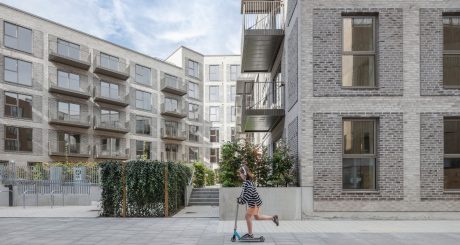 Fasadtegel: EW0450 Jern - EW0449 Kul - EW0447 Flint | Bellakvarteret, Danmark