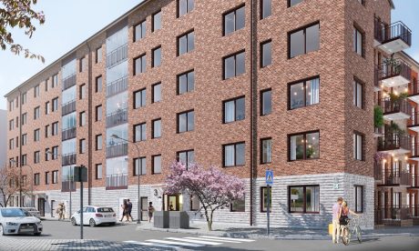 Brick: EW0409 Valmue - EW0447 Flint - EW0452 Grafit - EW0112 Brun Valmue | Kvarter 8