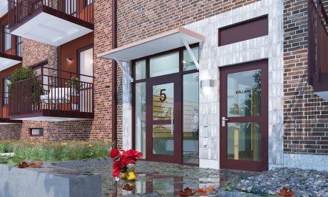 Brick: EW0409 Valmue - EW0447 Flint - EW0452 Grafit - EW0112 Brun Valmue | Kvarter 8