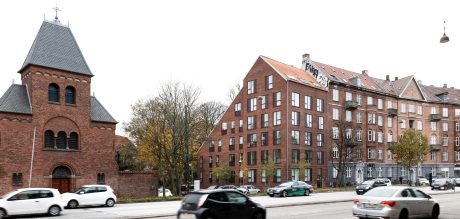 Fasadtegel renovering Falkoner Alle EW0466 Koppar